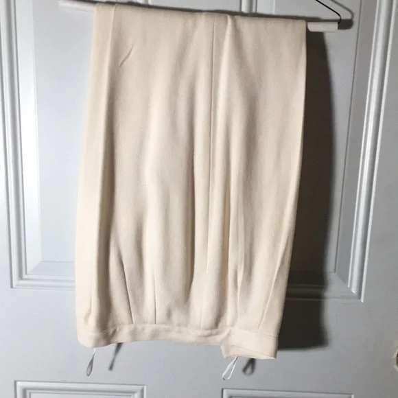 Kasper A.S.L. Petite cream 3 button front blazer career pantsuit size 10P - Picture 5 of 7